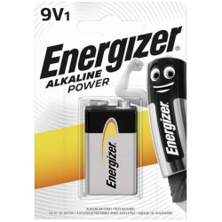Energizer - Alimentation alcaline - 6LR61 - 9V - BL1 - Réf : 297409