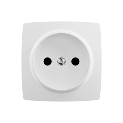 Legrand - Prise de courant sans terre 16A 250V - éclips protection - Appareillage Saillie - Composable - Blanc - Réf : 086122L