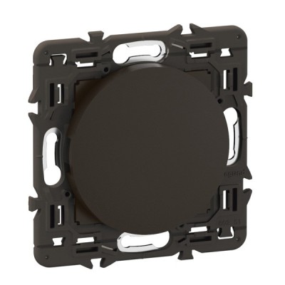 Legrand Céliane - Obturateur pour rénovation interrupteurs et prises - Noir avec support à équiper d'une plaque - Réf: CN0210-SP