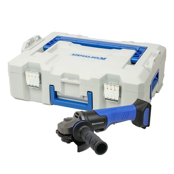 Korman - Meuleuse 125mm 18V BRUSHLESS - Interrupteur anti-poussière - Sans batterie ni chargeur - Réf : 505219