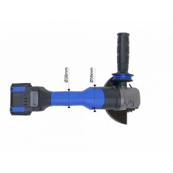 Korman - Pack Meuleuse avec 2 batteries 5Ah + 1 chargeur - Poignée secondaire anti-vibration - Réf : 2348