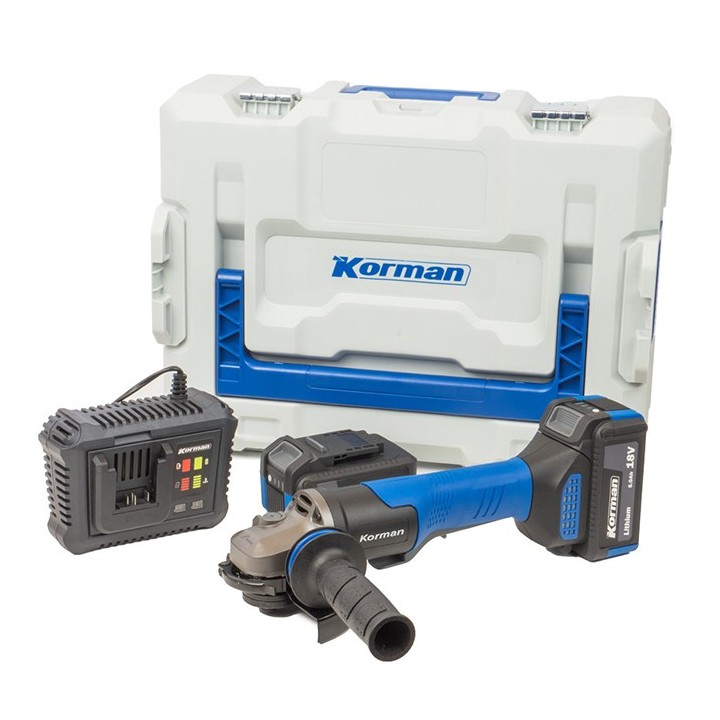 Korman - Pack Meuleuse avec 2 batteries 5Ah + 1 chargeur - Réf : 2348