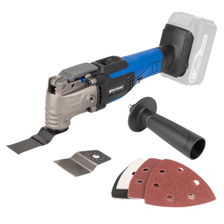 Korman - Outil Multifonctions 18V BRUSHLESS - Vitesse variable ajustable - Éclairage LED - Réf : 505225