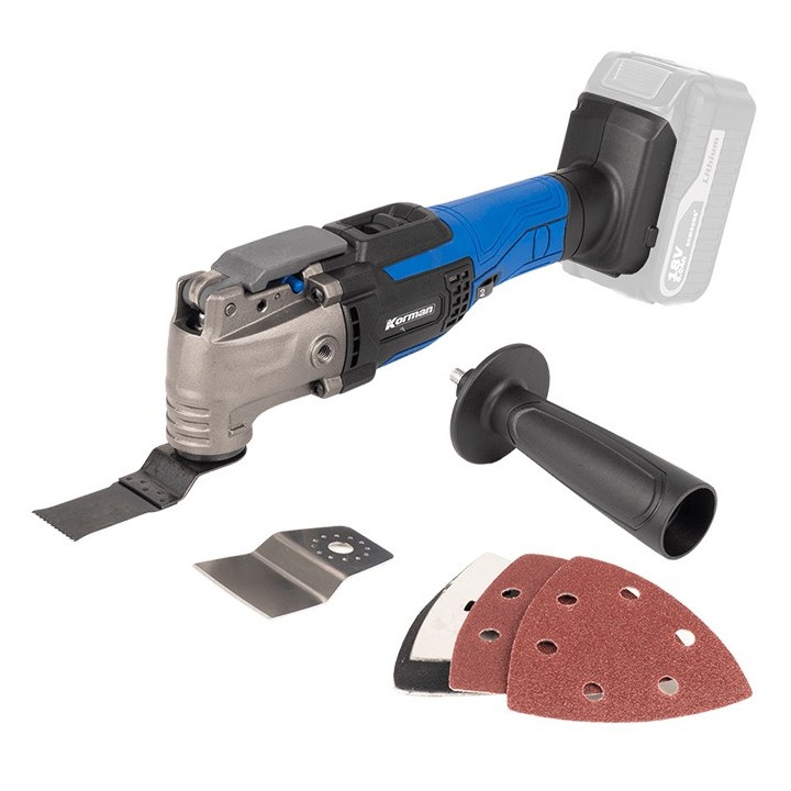 Korman - Outil Multifonctions 18V BRUSHLESS - Vitesse variable ajustable - Éclairage LED - Réf : 505225