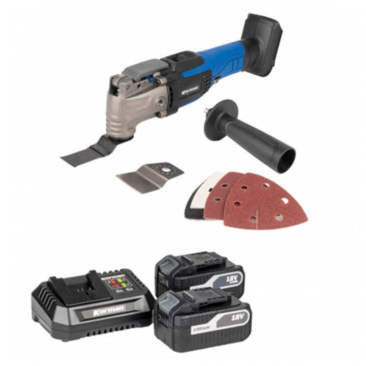 Korman - Pack Outil multifonction avec 2 batteries 5Ah + 1 chargeur - Réf : 2350