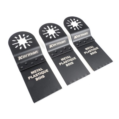 Korman - 12 accessoires pour Outil Multifonctions 18V BRUSHLESS réf 505225 - Réf : 505234