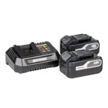 Korman - 2 batteries 5Ah li-ion + 1 chargeur - Autonomie importante - Réf : 2339