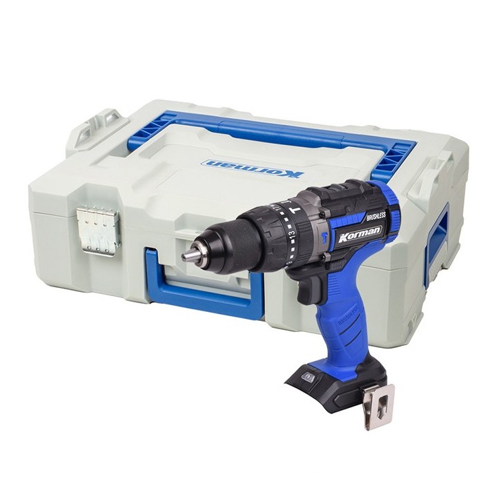 Korman - Perceuse visseuse à percussion 18V BRUSHLESS - Éclairage LED - Réf : 505200