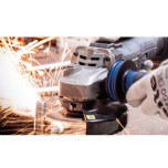 Korman - Meuleuse 125mm 18V BRUSHLESS - Poignée secondaire anti-vibration - Interrupteur anti-poussière - Réf : 505219