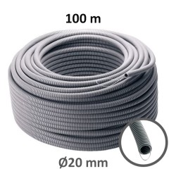 Profiflex - Gaine électrique ICTA D20 - pré lubrifiée - avec tire fils - Ø20mm - Couronne de 100m - Réf : ICTATGV20FB