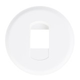 Legrand Céliane - Enjoliveur pour Prise haut-parleur Simple - Blanc - Réf : 068211
