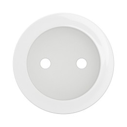 Legrand Céliane - Enjoliveur pour prise de courant fort à puit 2P - Blanc - Réf : CB0110