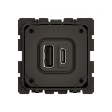 Legrand Céliane - Prise 2 USB Type-A + Type-C - 15W Power Delivery - Réf : CM0153