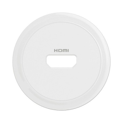 Legrand Céliane - Enjoliveur pour prise audio vidéo HDMI 2.0 Type-A préconnectorisée - Blanc - Réf : CB0314