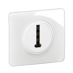 Legrand Céliane - Prise téléphone 8 contacts en T - Blanc - Ensemble complet - Réf : CB0338-P