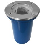 Miidex Lighting - Spot Encastrable Sol - Orientable + Douilles GU10 / GU5.3 Inox 316 L - Réf : 707302