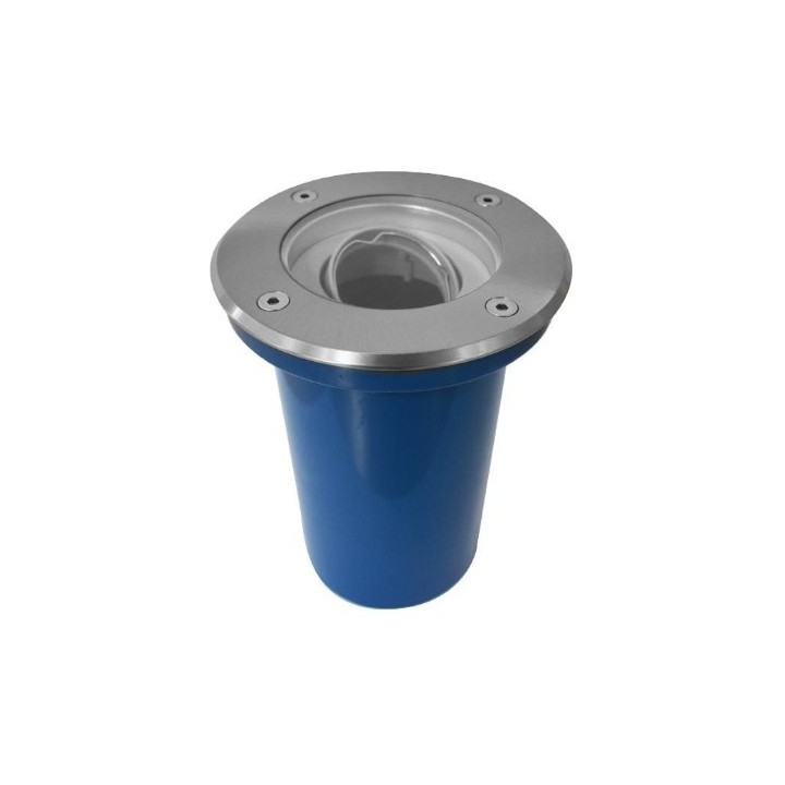 Miidex Lighting - Spot Encastrable Sol - Orientable + Douilles GU10 / GU5.3 Inox 316 L - Réf : 707302