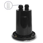 Miidex Lighting - Spot Encastrable Sol - Orientable + Douilles GU10 / GU5.3 Inox 316 L - Réf : 707302