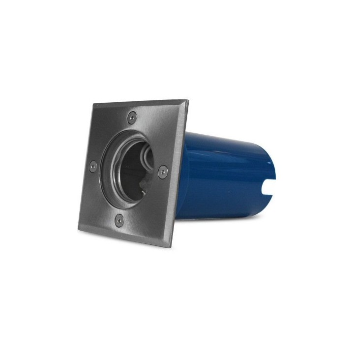 Miidex Lighting - Spot Encastrable Sol + Douilles GU10 & GU5.3 Inox 316 L - Réf : 707301