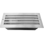 Miidex - Spot Encastrable E27 Rectangle Grille Inox 304 - Réf : 70745