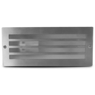 Miidex - Spot Encastrable E27 Rectangle Grille Inox 304 - Réf : 70745