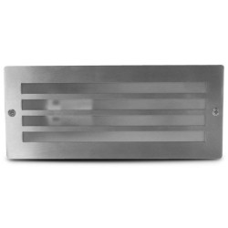 Miidex - Spot Encastrable E27 Rectangle Grille Inox 304 - Réf : 70745