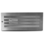 Miidex - Spot Encastrable E27 Rectangle Grille Inox 304 - Réf : 70745
