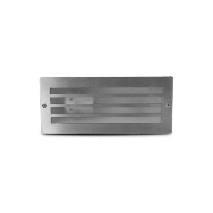 Miidex - Spot Encastrable E27 Rectangle Grille Inox 304 - Réf : 70745