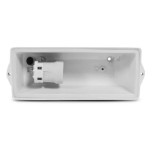 Miidex - Spot Encastrable E27 Rectangle Grille Inox 304 - Réf : 70745