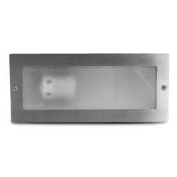 Miidex - Spot Encastrable E27 Rectangle Inox 304 - Réf : 70746