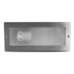 Miidex - Spot Encastrable E27 Rectangle Inox 304 - Réf : 70746