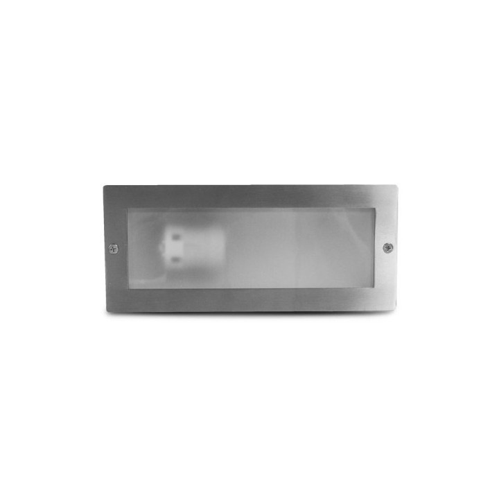 Miidex - Spot Encastrable E27 Rectangle Inox 304 - Réf : 70746