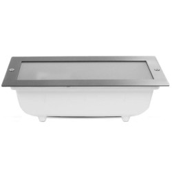Miidex - Spot Encastrable E27 Rectangle Inox 304 - Réf : 70746