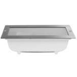 Miidex - Spot Encastrable E27 Rectangle Inox 304 - Réf : 70746