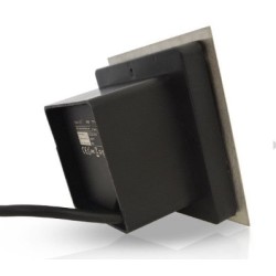 Miidex Lighting - Spot LED Encastre Sol Carré Inox 316L - 9W - 3000K - Réf : 70642