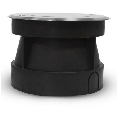 Miidex Lighting - Spot LED Encastrable Sol Rond - 9W - RGB+CCT Inox 304 - Réf : 677939