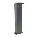 Ohmtec - Potelet 80cm de camping avec 2 prises 2P+T 16A - Réf : 423636