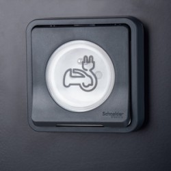 Ohmtec - Potelet métallique avec prise renforcée 16A - Réf : 423686