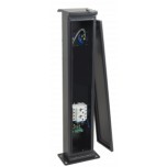 Ohmtec - Potelet 80cm de camping avec 2 prises CEE 10A et protection électrique - Réf : 423682