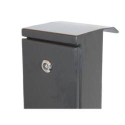 Ohmtec - Potelet 80cm de camping avec 4 prises CEE 16A et protection électrique - Réf : 423685