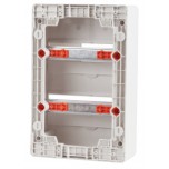 Ohmtec - Tableau nu 2 rangées 13 modules à rail amovible - Réf : 423081