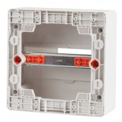 Ohmtec - Tableau nu 1 rangée 13 modules à rail amovible - Réf : 423080