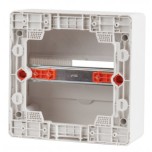 Ohmtec - Tableau nu 1 rangée 13 modules à rail amovible - Réf : 423080