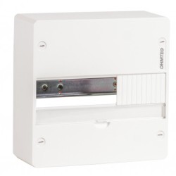 Ohmtec - Tableau nu 1 rangée 13 modules à rail amovible - Réf : 423080