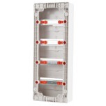 Ohmtec -  Tableau nu 4 rangées 13 modules à rail amovible - Réf : 423083