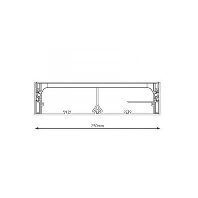 Ohmtec - Gaine technique de logement évolutive 13 modules - 250mm - Réf : 423511