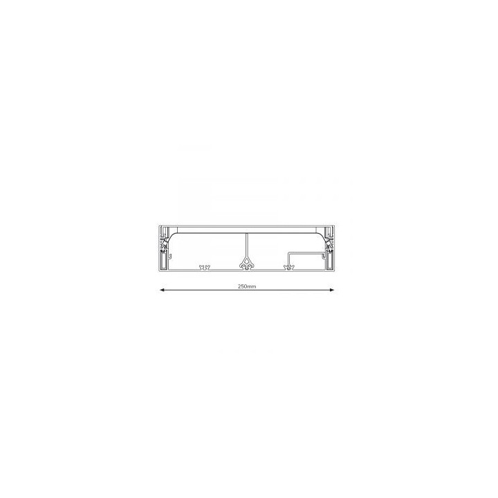 Ohmtec - Gaine technique de logement évolutive 13 modules - 250mm - Réf : 423511