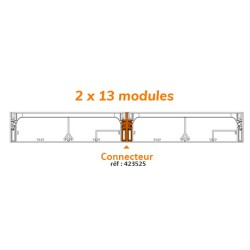 Ohmtec - Pack GTL 26 modules - 500mm - Réf : 2485