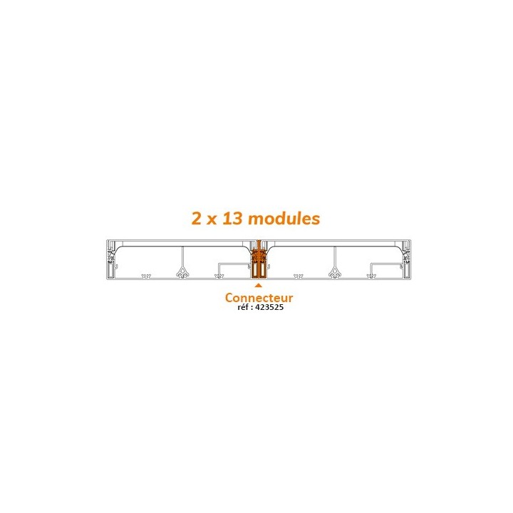 Ohmtec - Pack GTL 26 modules - 500mm - Réf : 2485