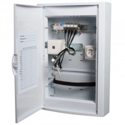 Ohmtec -  Coffret de communication TEL/TV et WIFI/ADSL Grade 2 - Réf : 423810